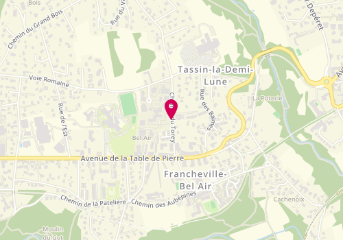 Plan de MATHON Hilaire, 1 Bis Chemin du Torey, 69340 Francheville