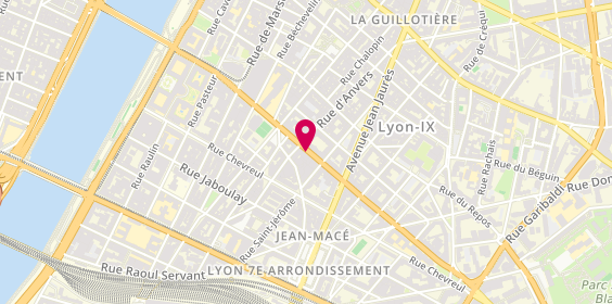 Plan de SIMARD Agathe, 38 Rue de l'Universite, 69007 Lyon