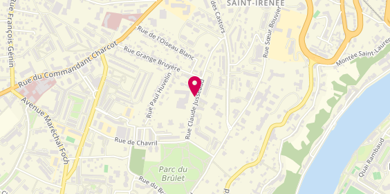 Plan de SILVAIN-BACHSCHMIDT Isabelle, 12 Rue Claude Jusseaud, 69110 Sainte-Foy-lès-Lyon