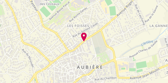 Plan de BLONDEAU MERCIER Coraline, 46 Rue des Foisses, 63170 Aubière
