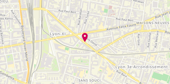 Plan de RELAVE Ariane, 41 Avenue Lacassagne, 69003 Lyon