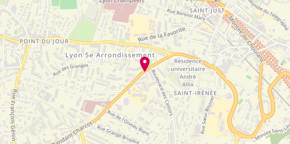 Plan de FRECON Donatienne, 1 Rue Commandant Charcot, 69005 Lyon