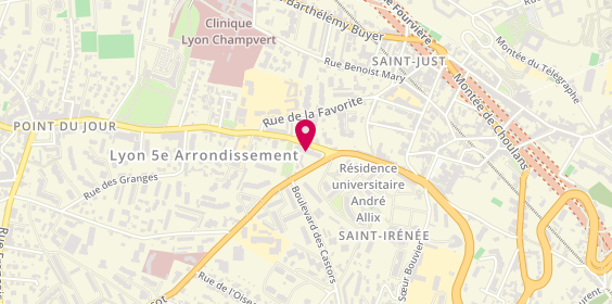 Plan de VIRICEL Marie Pierre, 28 Rue du Cdt Charcot, 69005 Lyon