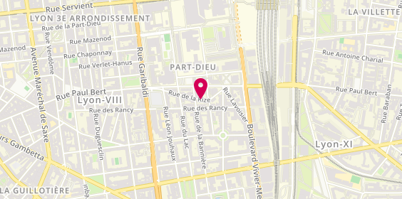 Plan de SAGNARD Vincent, 22 Rue de la Rize, 69003 Lyon