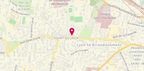 Plan de LONEGRO Marie, 52 Bis Avenue du Point du Jour, 69005 Lyon