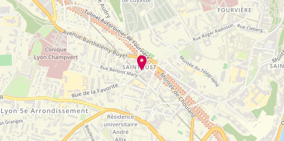 Plan de DESORT Brunet Sophie, 14 Rue de la Favorite, 69005 Lyon