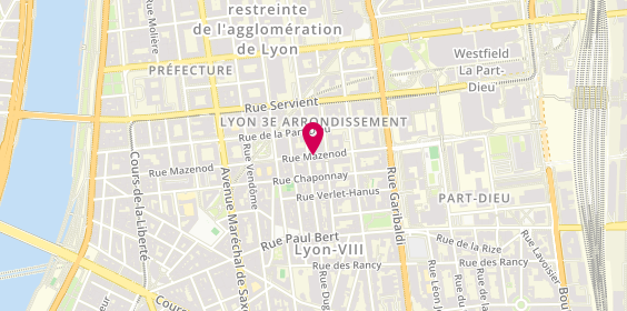 Plan de FAURE Guillain, 104 Rue Mazenod, 69003 Lyon