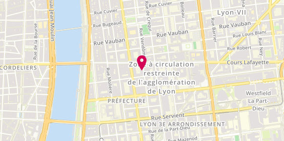 Plan de BARONNIER Julien, 158 Rue Vendôme, 69003 Lyon
