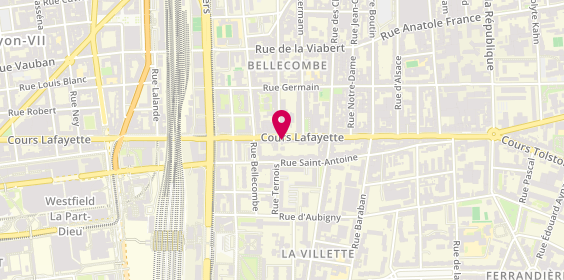 Plan de PICA Maurin, 256 Cours Lafayette, 69003 Lyon