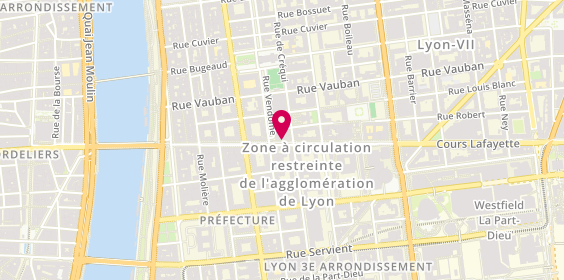 Plan de HEMERY Delphine, 31 Cours Lafayette, 69006 Lyon