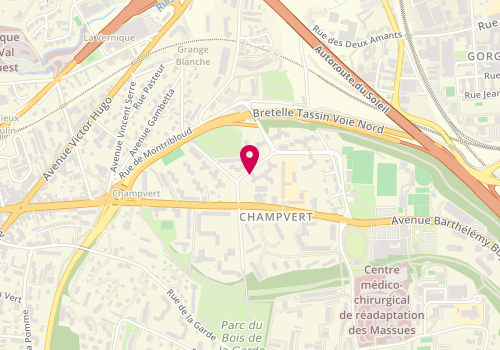 Plan de FOURNIER Charlotte, 14 Rue Professeur Patel, 69009 Lyon
