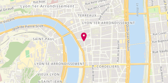 Plan de PELOSI Baptiste, 25 Rue Lanterne, 69001 Lyon