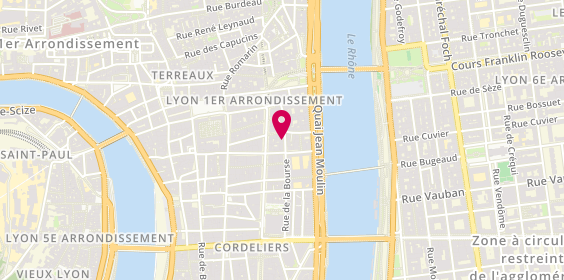 Plan de DUVERNEY Marlène, 14 Rue du Garet, 69001 Lyon