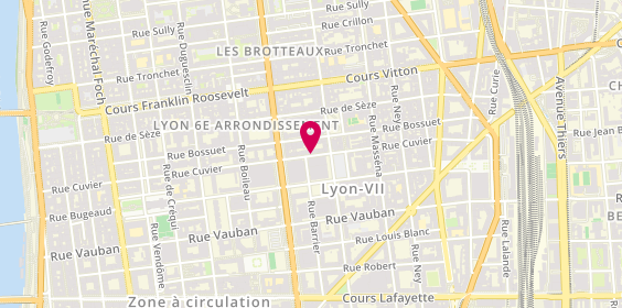 Plan de GUEBOURG Jeanne, 119 Rue Cuvier, 69006 Lyon