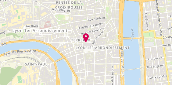 Plan de FOURNIER Suzanne, 11 Rue Sainte-Catherine, 69001 Lyon