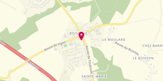 Plan de FONTY Amaury, 8 Route de Toulouse, 87220 Boisseuil
