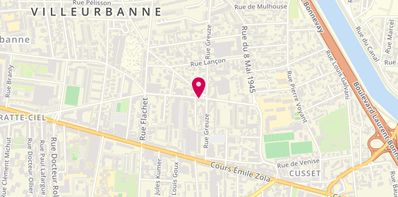 Plan de BONHOMME Xavier, 262 Rue Francis de Pressensé, 69100 Villeurbanne