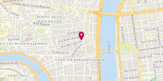 Plan de DENUZILLER Maxime, 29 Rue des Capucins, 69001 Lyon