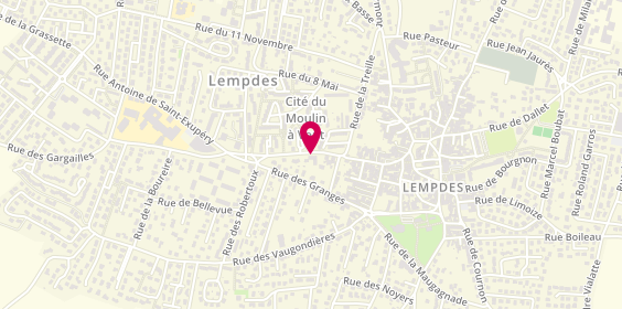 Plan de BERNARD Camille, 25 Bis Rue du Puy de Dome, 63370 Lempdes