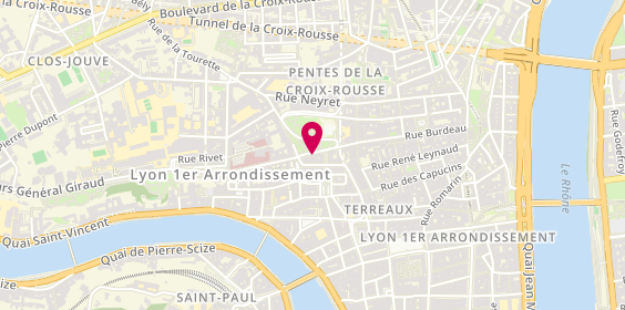 Plan de JOUFFREY Benoît, 6 Rue Burdeau, 69001 Lyon