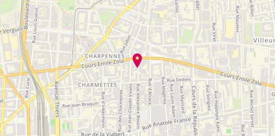 Plan de NOUCHY Maxime, 8 Rue Alexandre Boutin, 69100 Villeurbanne