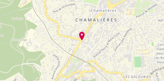 Plan de RIBOULET PILANDON Colette, 135 Avenue de Royat, 63400 Chamalières