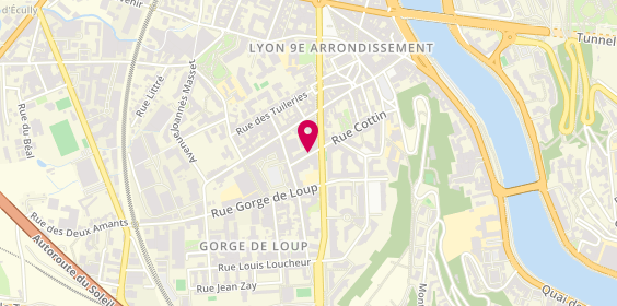 Plan de NOEL Roland, 16 Rue Cottin, 69009 Lyon