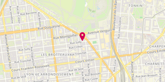 Plan de SEVE LOZANO Bérengère, 137 Rue Sully, 69006 Lyon