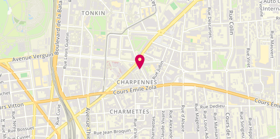 Plan de LOPVET Marie, 4 Rue des Charmettes, 69100 Villeurbanne