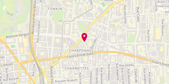 Plan de ORTOLA Chrystelle, 11 Rue des Charmettes, 69100 Villeurbanne