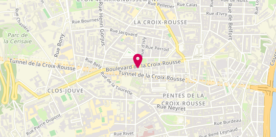 Plan de TILMANT Florence, 106 Boulevard de la Croix-Rousse, 69001 Lyon