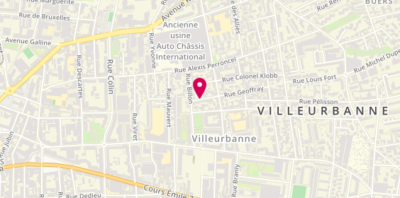 Plan de MULLER Isabelle, 5 Rue de la Famille, 69100 Villeurbanne