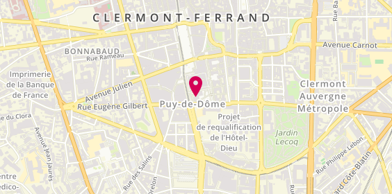 Plan de JOLY Corinne, 37 Rue Gonod, 63000 Clermont-Ferrand