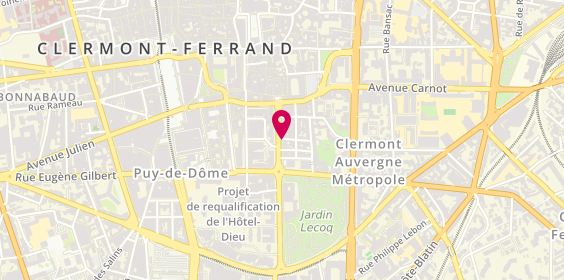 Plan de PEDURAND Bertrand, 37 Rue Ballainvilliers, 63000 Clermont-Ferrand