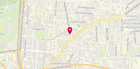 Plan de RICHON Laetitia, 46 Avenue Condorcet, 69100 Villeurbanne