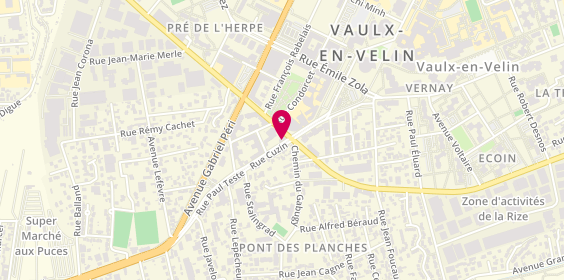 Plan de EL OUARAINI Ilïas, 2 Rue Cuzin, 69120 Vaulx-en-Velin