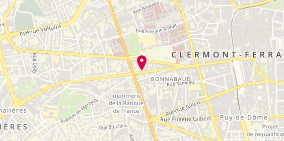 Plan de GENIN Maryline, 70 Rue Blatin, 63000 Clermont-Ferrand
