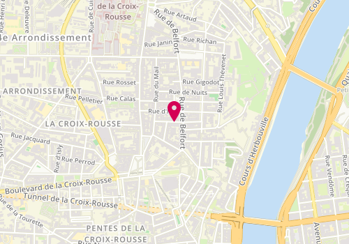 Plan de LAGADEC Vincent, 10 Rue Dumenge, 69004 Lyon
