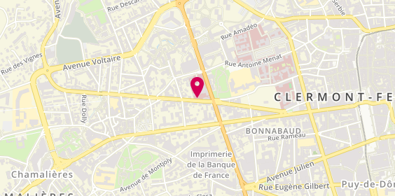 Plan de RIOUX Louise, 4 Avenue Joseph Claussat, 63404 Chamalières