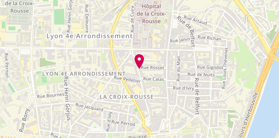 Plan de VANDENABEELE Aurore, 50 Rue de Cuire, 69004 Lyon