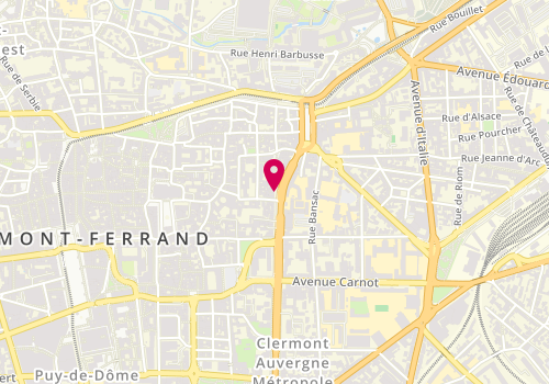 Plan de SARDIN Rémi, 31 Boulevard Trudaine, 63000 Clermont-Ferrand