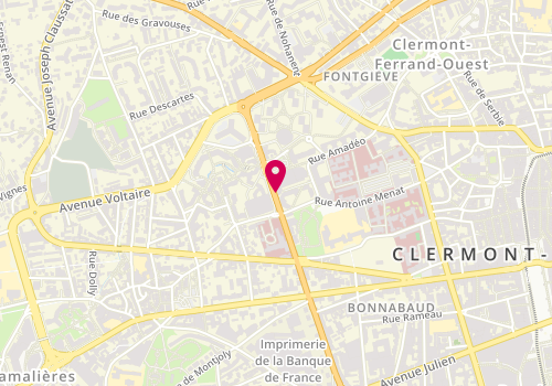 Plan de CHEYPE Alexis, 34 Boulevard Berthelot, 63000 Clermont-Ferrand