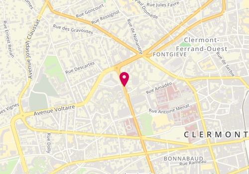 Plan de DAMARY Alexandre, 54 Boulevard Berthelot, 63000 Clermont-Ferrand