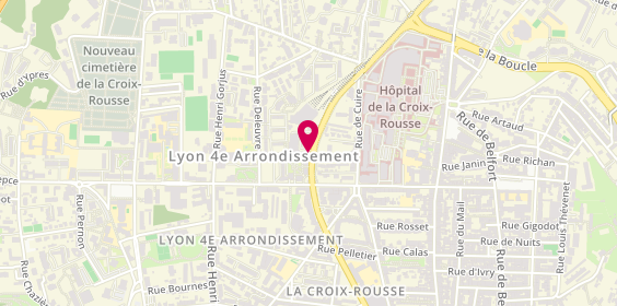 Plan de BOURLIER Adrien, 69 Boulevard des Canuts, 69004 Lyon