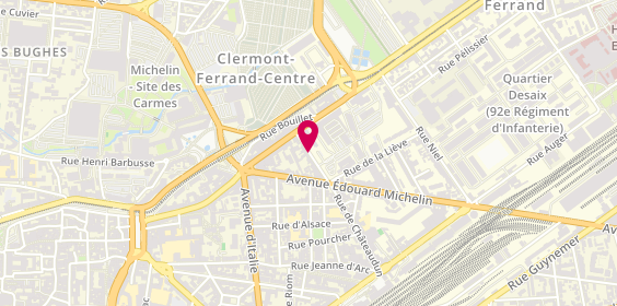 Plan de GAUVIN Guillaume, 12 Rue de Chateaudun, 63000 Clermont-Ferrand