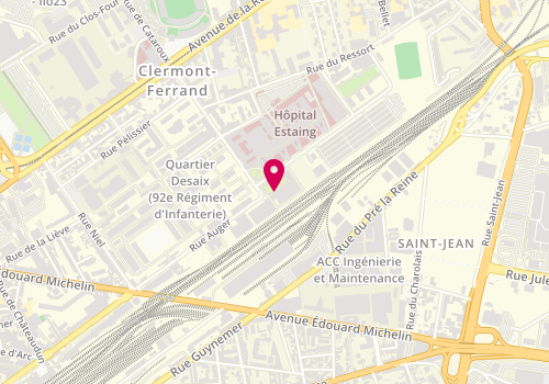 Plan de RAMOND Emma, 8 Place Lucie et Raymond Aubrac, 63100 Clermont-Ferrand