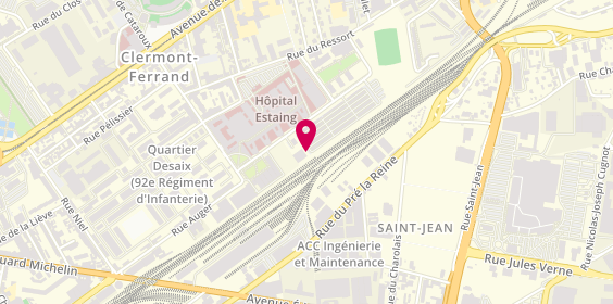 Plan de BAZIN Marie, 8 Rue Lucie et Raymond Aubrac, 63100 Clermont-Ferrand