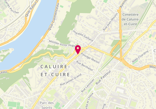 Plan de MATHE Guillaume, 42 Rue Jean Moulin, 69300 Caluire-et-Cuire