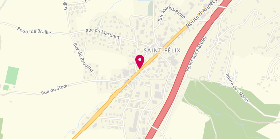 Plan de DENAYER Diane, 200 Route d'Aix Les Bains, 74540 Saint-Félix