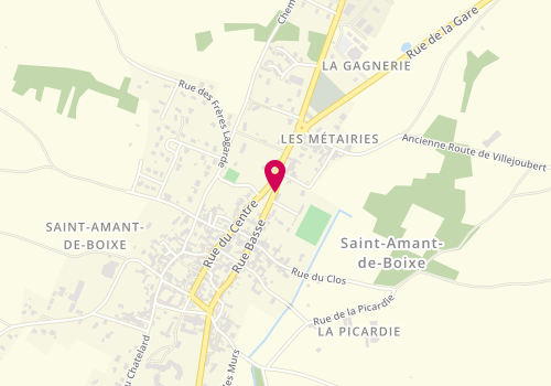 Plan de GIRAUDON Maeliss, 54 Rue Basse, 16330 Saint-Amant-de-Boixe